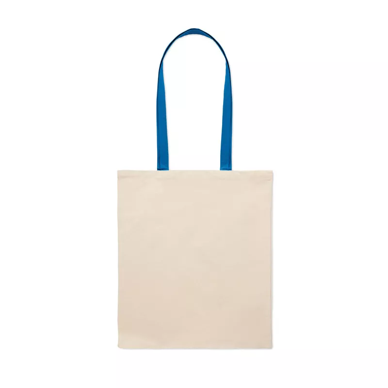 Torba bawełniana na zakupy 140 g/m² ZEVRA - Niebieski (MO6437-37)