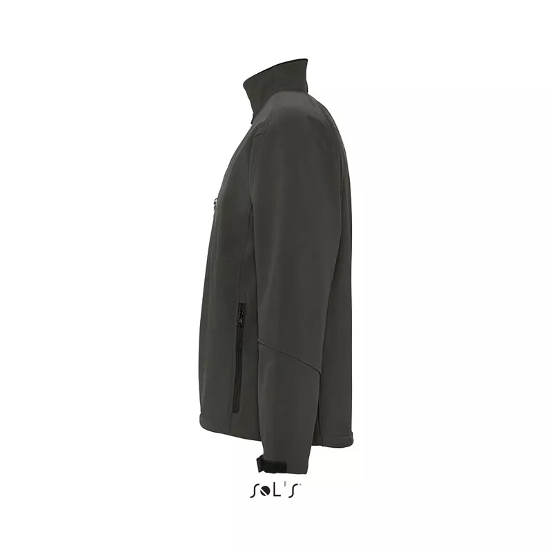 Softshell męski 3-warstwowy 340 g/m² Sol's RELAX - Szarość Węgla Drzewnego (S46600-CR)