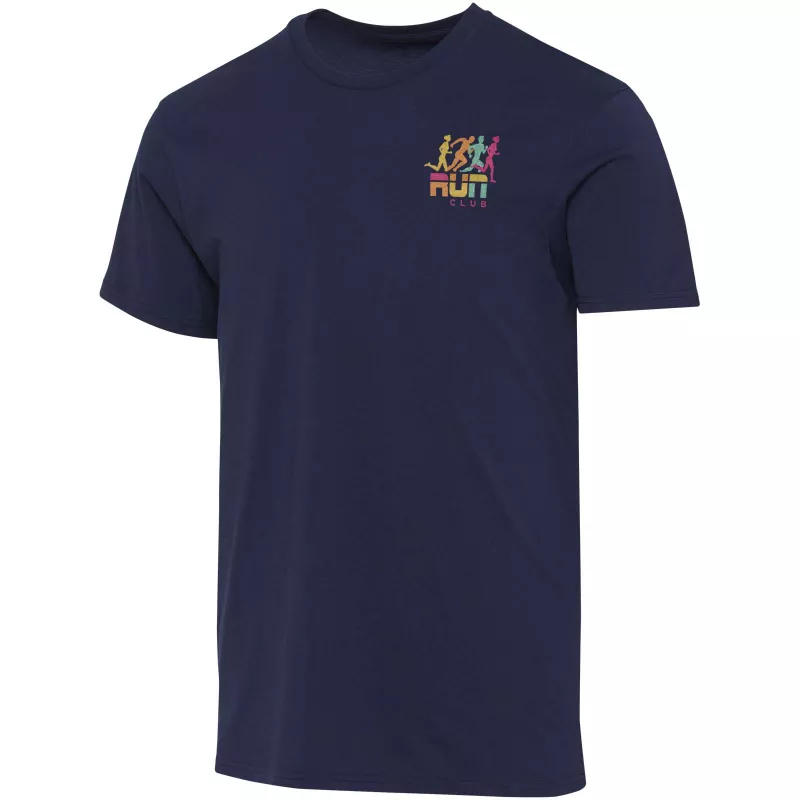 Azurite organiczna koszulka unisex o gramaturze 160 g/m² z krótkim rękawem i certyfikatem OCS - Granatowy (39554-NAVY)