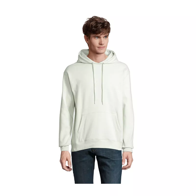 Bluza unisex z kapturem 280 g/m² Sol's CONDOR - Creamy Green (S03815-CI)