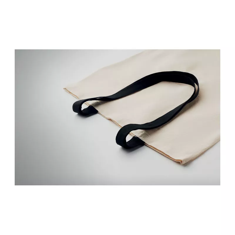 Torba bawełniana na zakupy 140 g/m² ZEVRA - Czarny (MO6437-03)