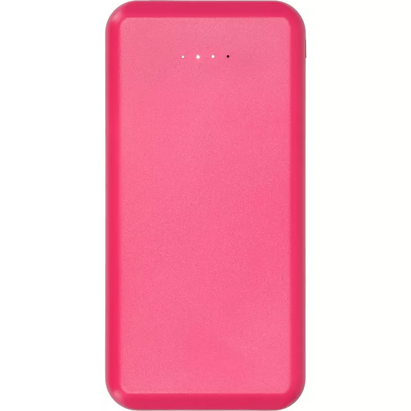 Power bank z ABS z recyklingu 10000 mAh PRESTON - różowy (3549411)