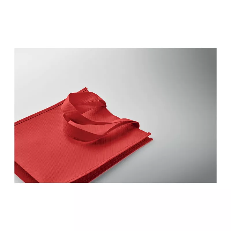 Torba prezentowa z włókniny RPET 80 g/m² LITAS - Czerwony (MO2698-05)