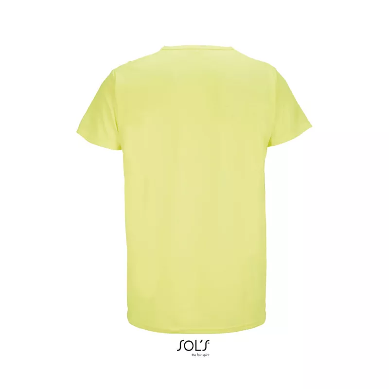 Koszulka sportowa unisex 130 g/m² Sol's SPRINT - Neon Yellow (S02995-NE)