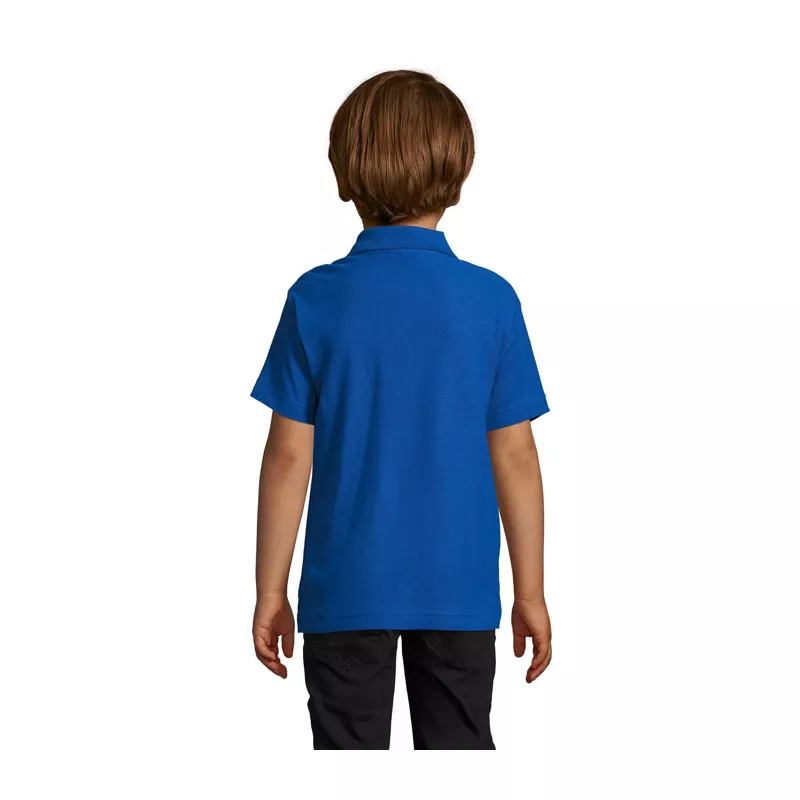 Polo dziecięce piqué 170 g/m² Sol's SUMMER II KIDS - Niebieski (S11344-RB)