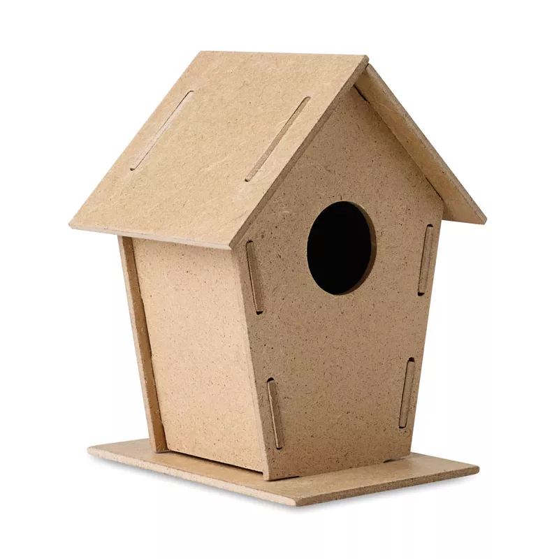 Budka dla ptaków z MDF do złożenia WOOHOUSE - Drewna (MO8532-40)
