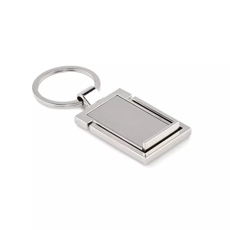 Brelok metalowy z podstawką na telefon STANRIN - Srebrny (MO2186-14)