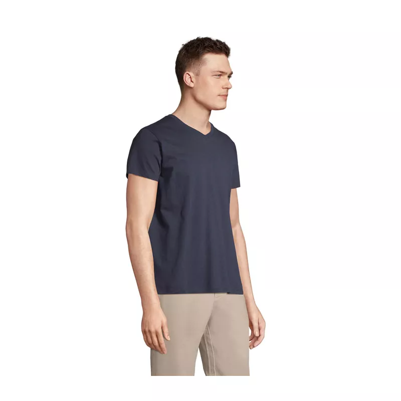 Koszulka unisex z dekoltem w serek Sol's REGENT V - French Navy (S04765-FN)