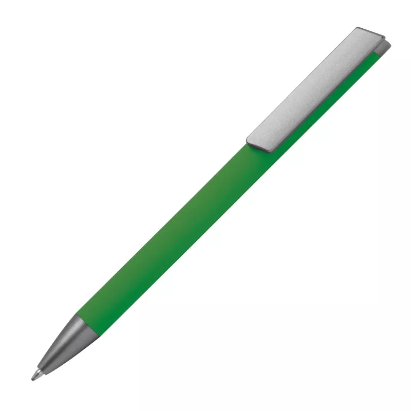 Długopis aluminiowy z dużym klipsem SOUTHAMPTON - zielony (556009)