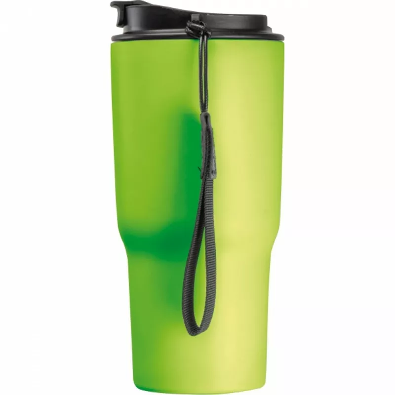 Kubek termiczny 550 ml ze stali z recyklingu DANA - jasnozielony (8523929)