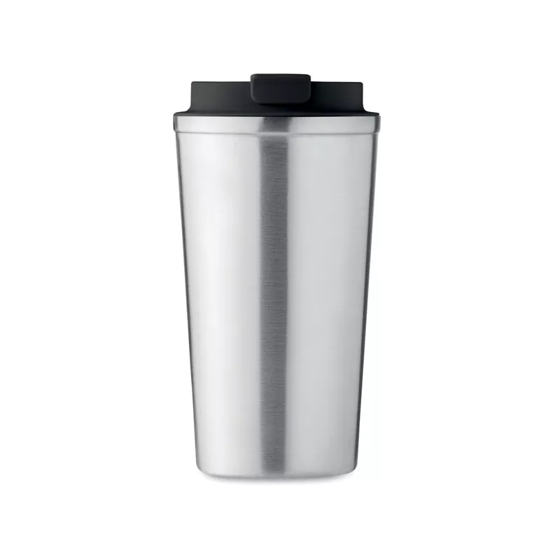 Kubek termiczny ze stali z recyklingu 510 ml BRACE + - Srebrny Mat (MO6579-16)