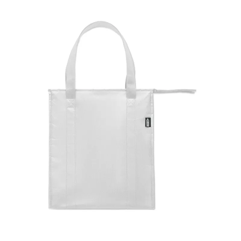 Torba chłodząca z włókniny RPET 25 l 80 g/m² WOOLER - Bialy (MO2492-06)