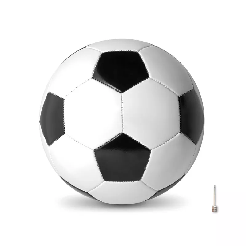 Piłka nożna z PVC 21,5 cm SOCCER - Bialy/Czarny (MO9007-33)