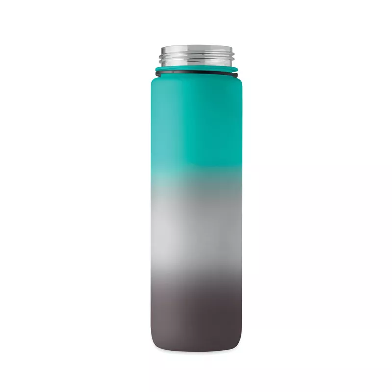 Butelka sportowa RPET 1000 ml ze słomką ACTIVATE - Czarny/Granatowy (MO2489-81)