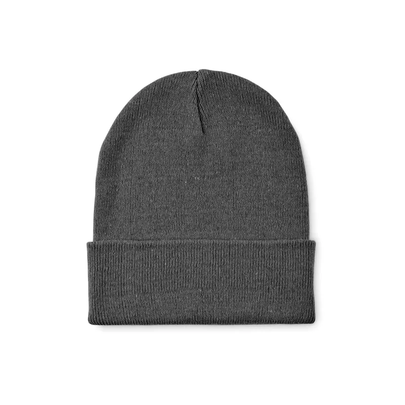 Czapka zimowa unisex z mankietem BEANIX - Kamienny Szary (MO2705-15)