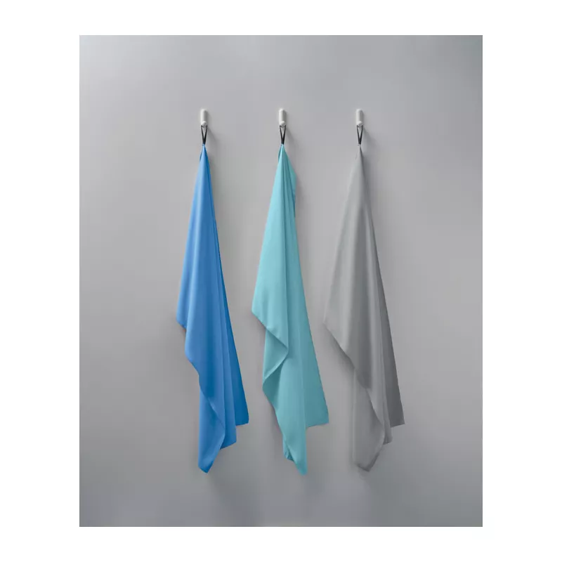 Ręcznik plażowy z mikrofibry 80x160 cm 200 g/m² WAXOFF - Niebieski (MO2583-04)