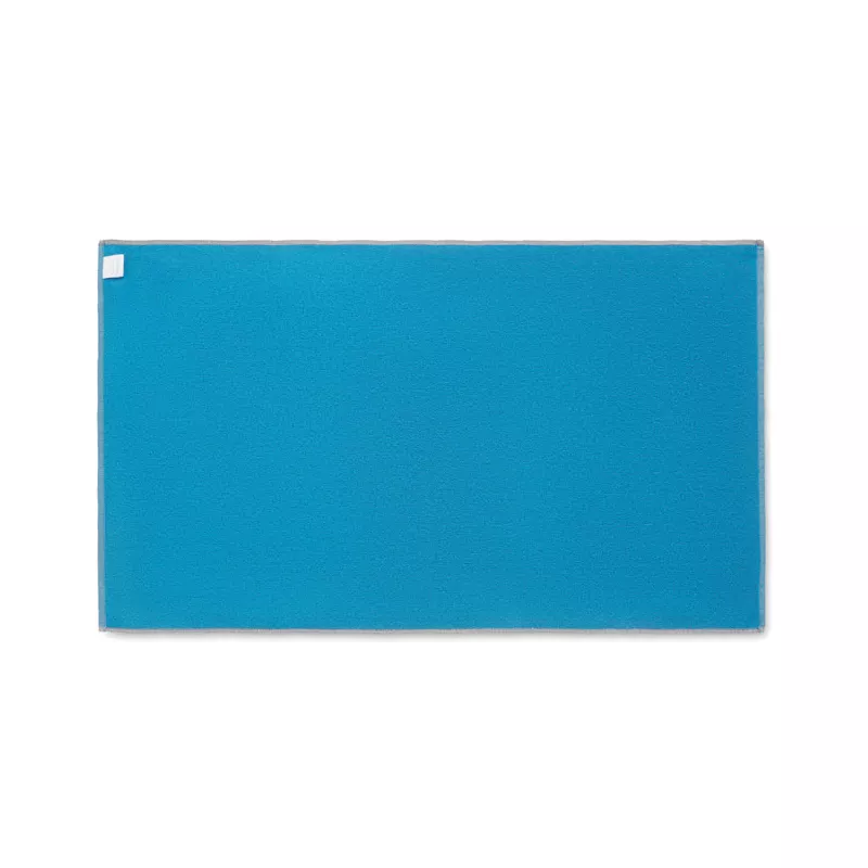 Ręcznik żakardowy SEAQUAL® 100x170 cm 500 g/m² WATER - Turkusowy (MO2060-12)