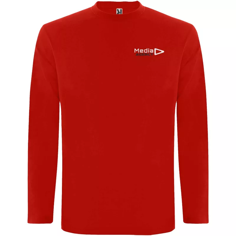 Extreme koszulka z długim rękawem o gramaturze 160 g/m2 - Czerwony (K1217-RED)