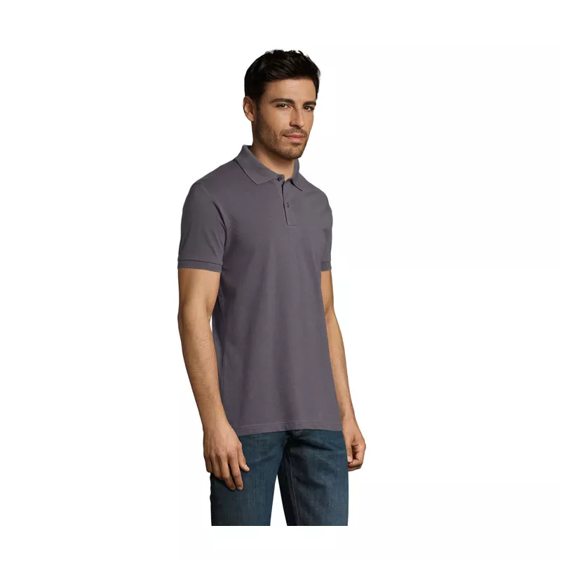 Koszulka polo męska piqué 180 g/m² Sol's PERFECT MEN - Ciemny Szary (S11346-DG)