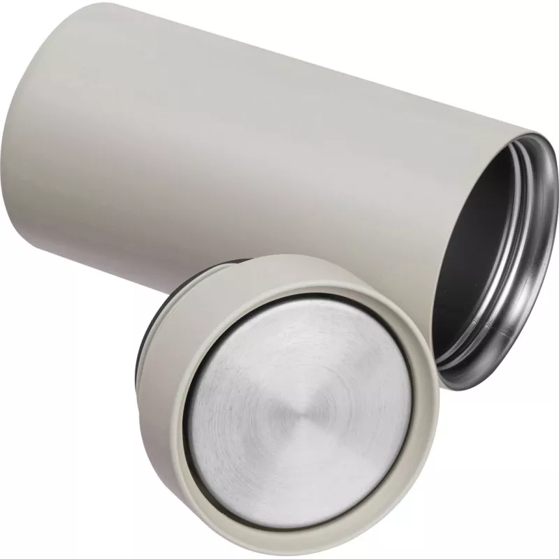 Kubek termiczny stalowy z recyklingu LE PORT MoLu 360 ml - beżowy (535313)