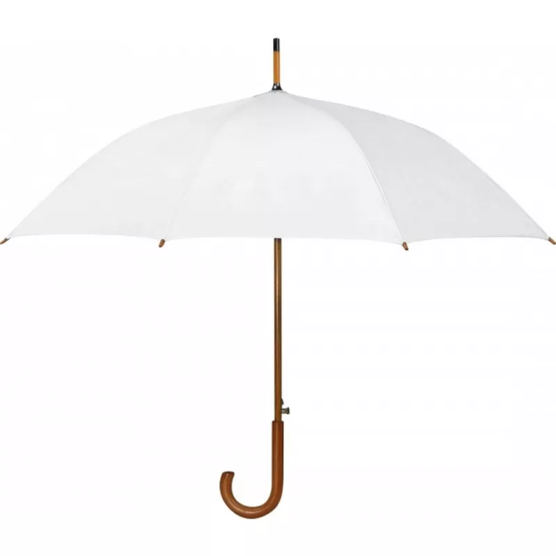 Parasol automatyczny Ø105 rPET HASSELT - biały (243606)
