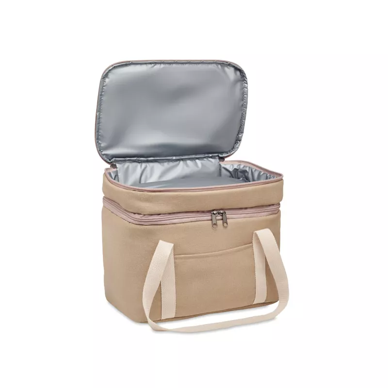 Torba termiczna z 2 przegrodami 320 g/m² KECIL TOP - Bezowy (MO6868-13)