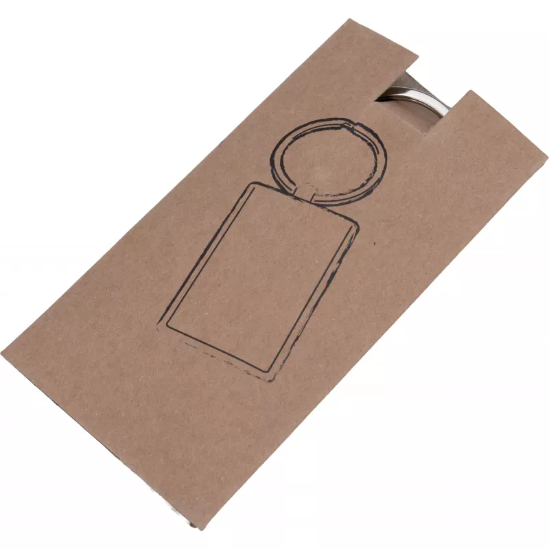 Brelok drewniany MASSACHUSETTS - brązowy (064501)