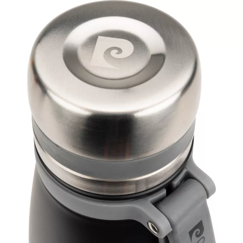 Butelka termiczna stalowa Pierre Cardin 650 ml - czarny (B9000501IP303)