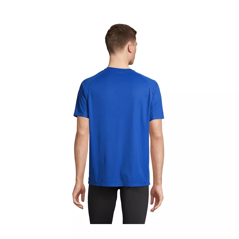 Koszulka sportowa unisex z recyklingu Sol's VORTEX - Niebieski (S04787-RB)