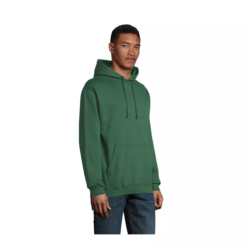 Bluza unisex z kapturem 280 g/m² Sol's CONDOR - Ciemno-Zielony (S03815-BO)
