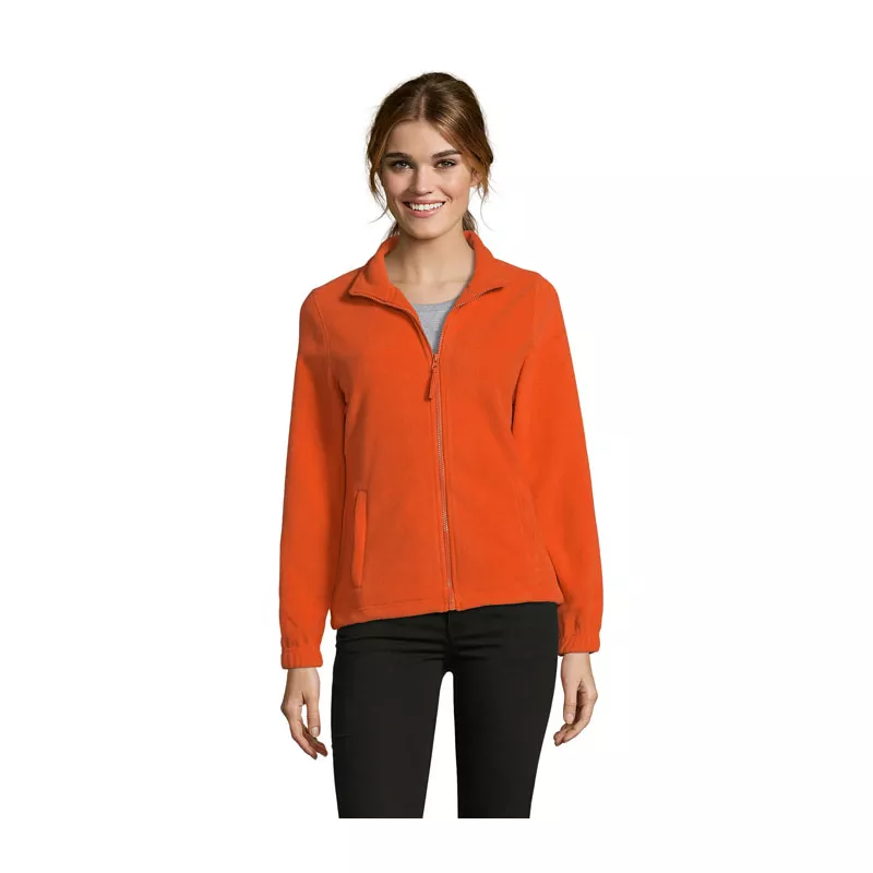 Polar damski rozpinany 300 g/m² Sol's NORTH WOMEN - Pomaranczowy (S54500-OR)