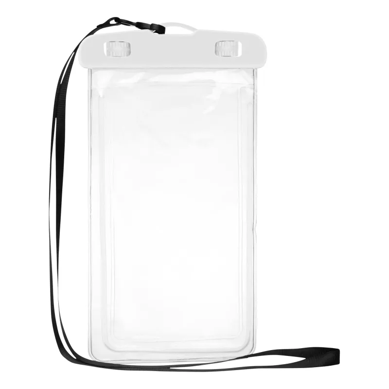 Torebka na telefon DIVER - biały, transparentny (56-0404924)