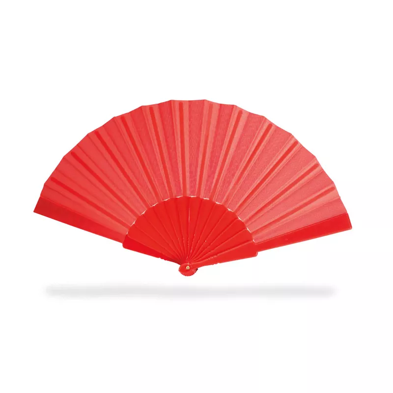 Wachlarz plastikowy z ABS FANNY - Czerwony (KC6733-05)