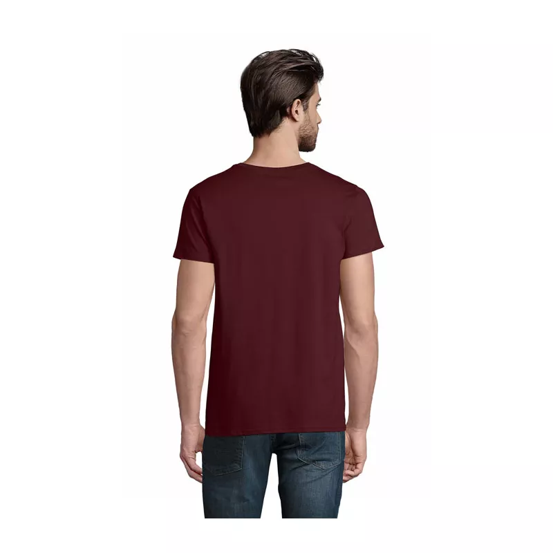 Koszulka męska organiczna 175 g/m² Sol's PIONEER MEN - Burgundy (S03565-BG)