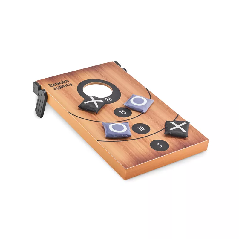 Gra cornhole i kółko i krzyżyk z MDF BAGGY - Drewna (MO6427-40)