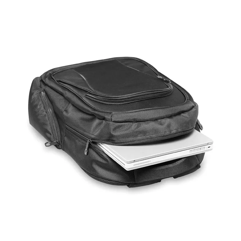Torba na laptopa 15" z poliestru 1680D MACAU - Czarny (MO8399-03)