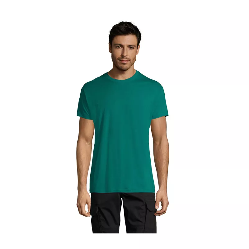 Koszulka unisex bawełniana 150 g/m² Sol's REGENT - Emerald (S11380-EM)