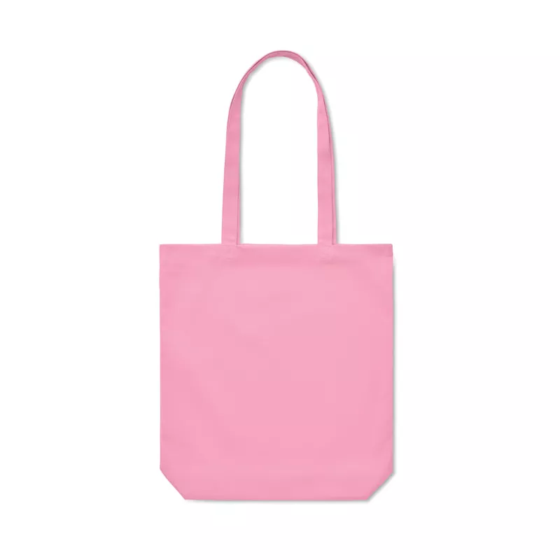 Torba bawełniana na zakupy 270 g/m² RASSA COLOURED - Dziecięcy Róż (MO6442-11)