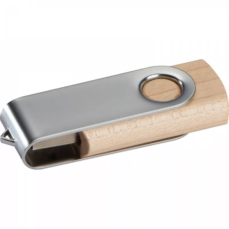 Pendrive drewniany 4GB 2.0 KLAUDIA - brązowy (2087601)