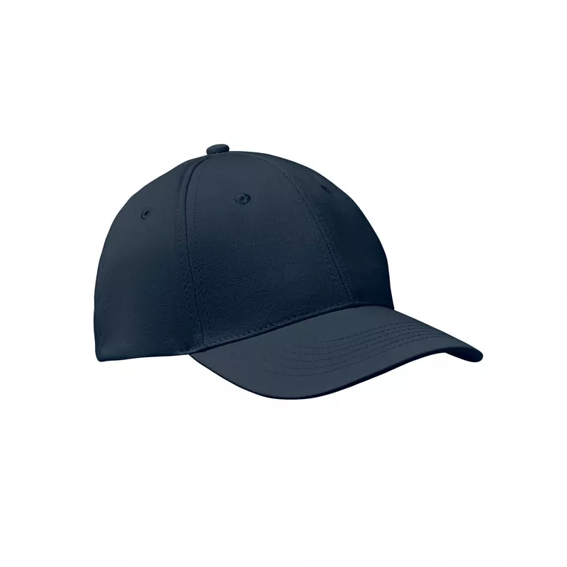 Czapka z daszkiem bawełniana 160 g/m² BASIE APOLLO - Francuski Granat (MO8834-85)