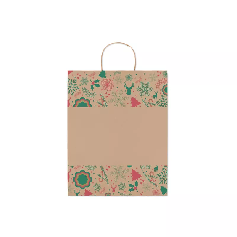 Torba prezentowa papierowa duża 90 g/m² BAO LARGE - Bezowy (CX1520-13)