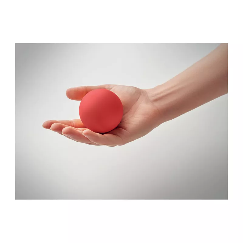 Piłka gumowa do odbijania 6 cm FUNBALL - Czerwony (MO2931-05)