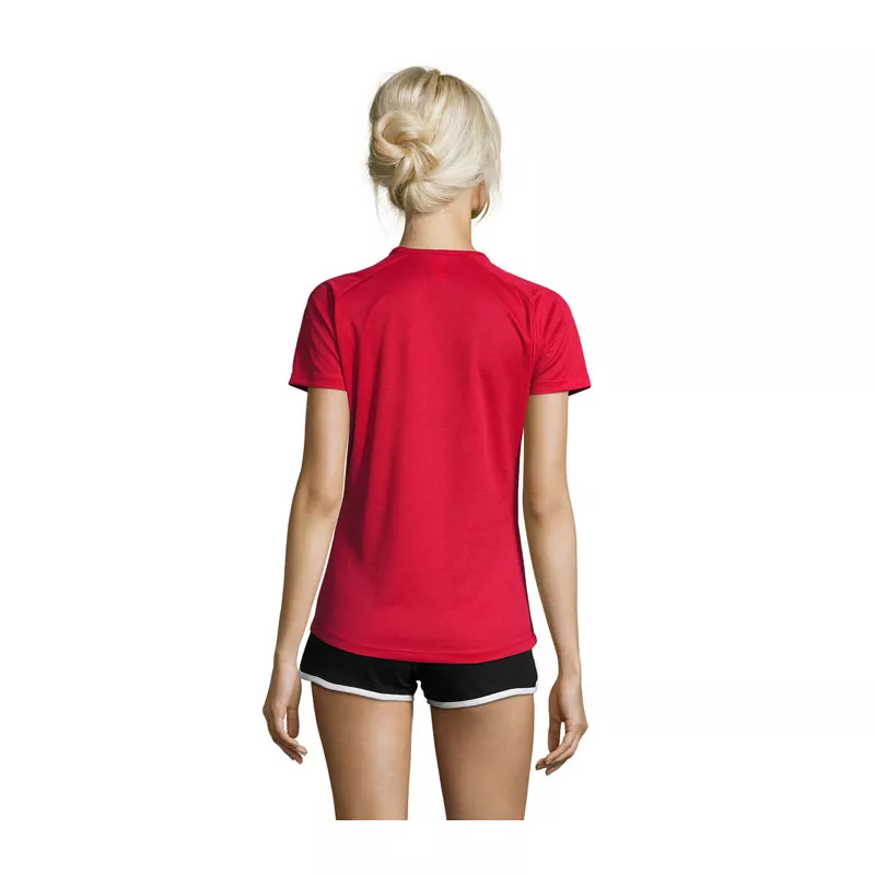 Koszulka sportowa damska 140 g/m² Sol's SPORTY WOMEN - Czerwony (S01159-RD)
