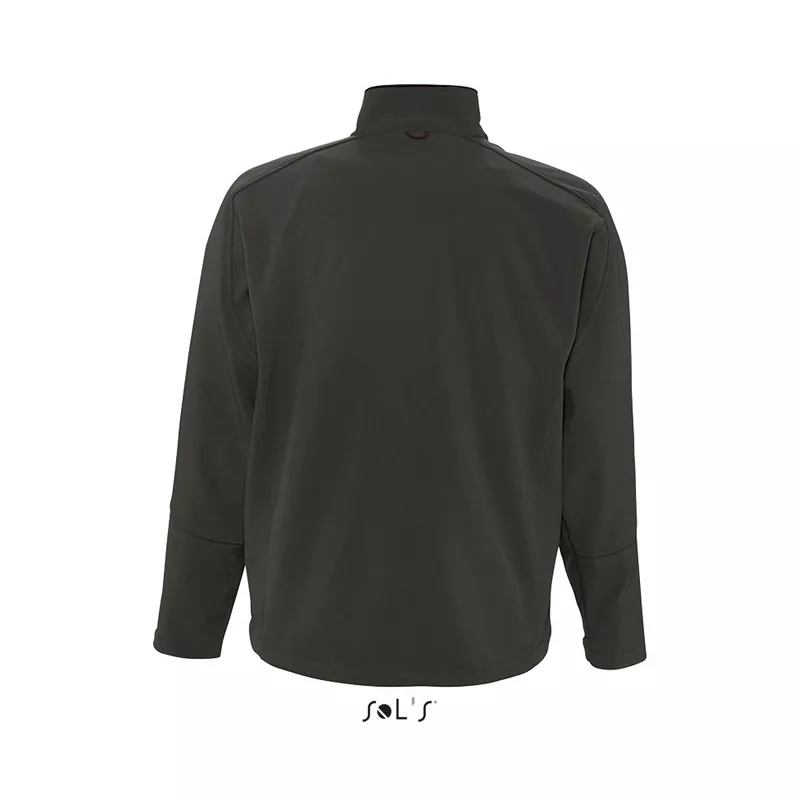 Softshell męski 3-warstwowy 340 g/m² Sol's RELAX - Szarość Węgla Drzewnego (S46600-CR)