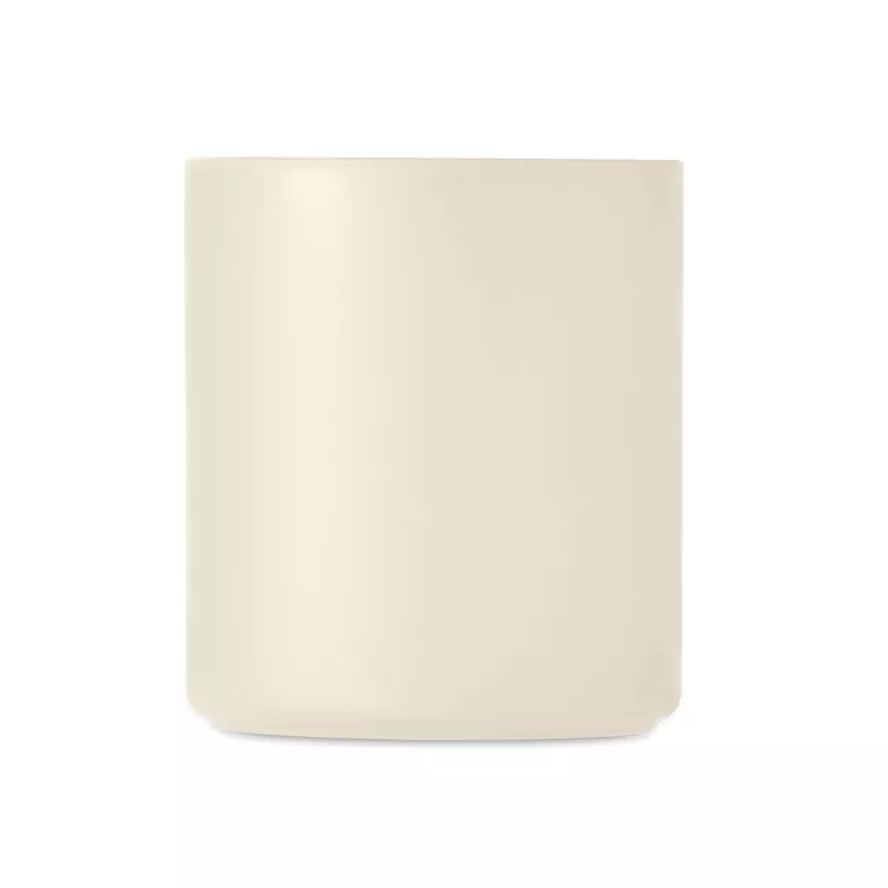 Kubek z PP wielokrotnego użytku 300 ml MONDAY - Bezowy (MO6256-13)