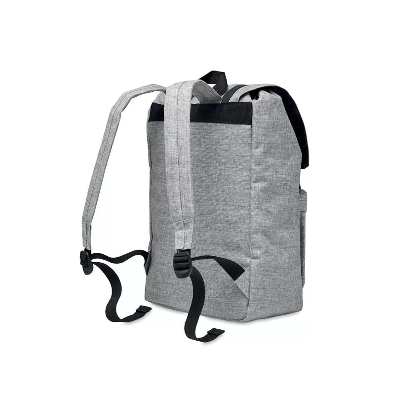 Plecak na laptopa 15" z klapą magnetyczną RIGA - Szary (MO9439-07)