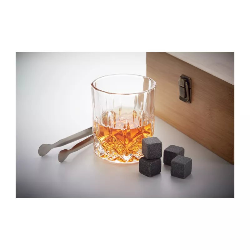 Zestaw do whisky z 2 szklankami 300 ml INVERNESS - Drewna (MO9941-40)