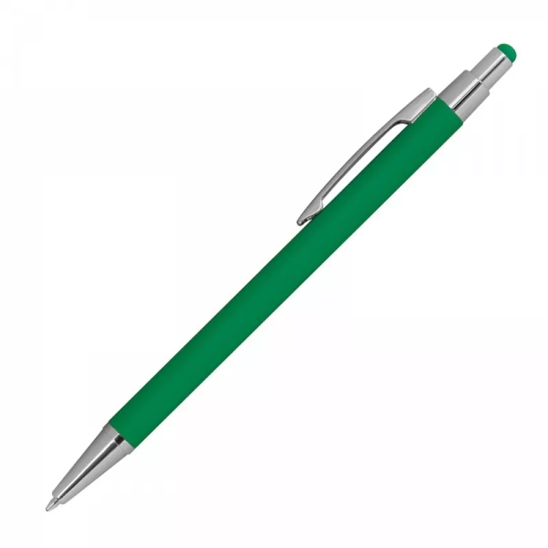 Długopis metalowy touch pen soft touch PAULA - zielony (1096409)