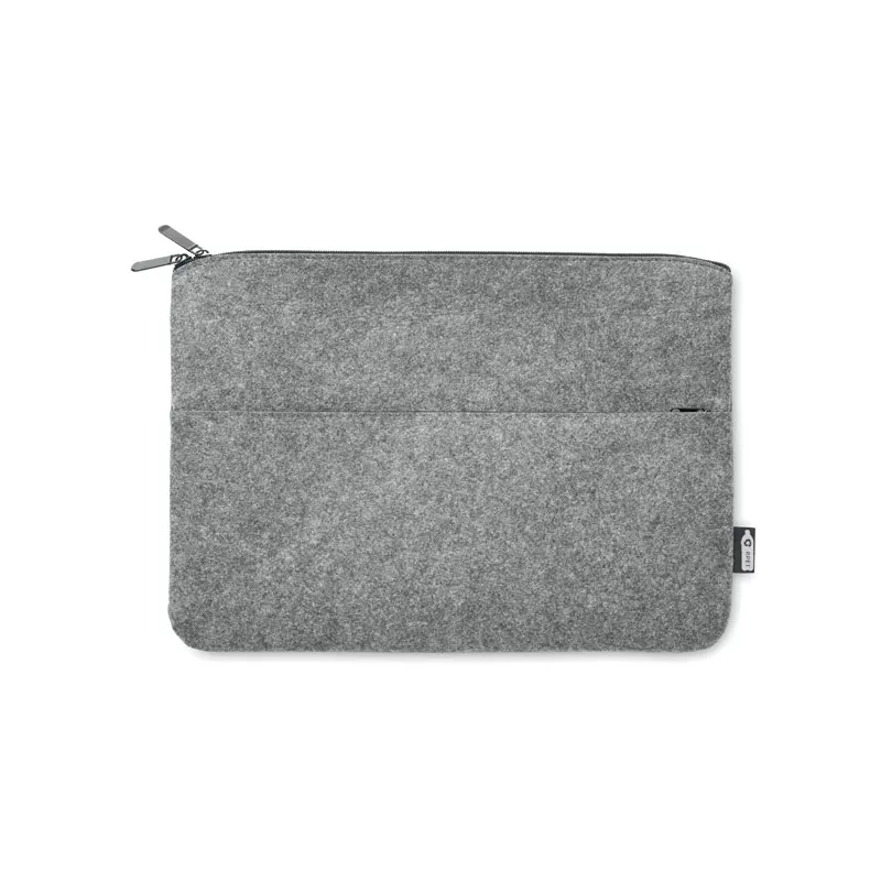 Torba na laptop 14" z filcu RPET TOPLO - Szary (MO6419-07)