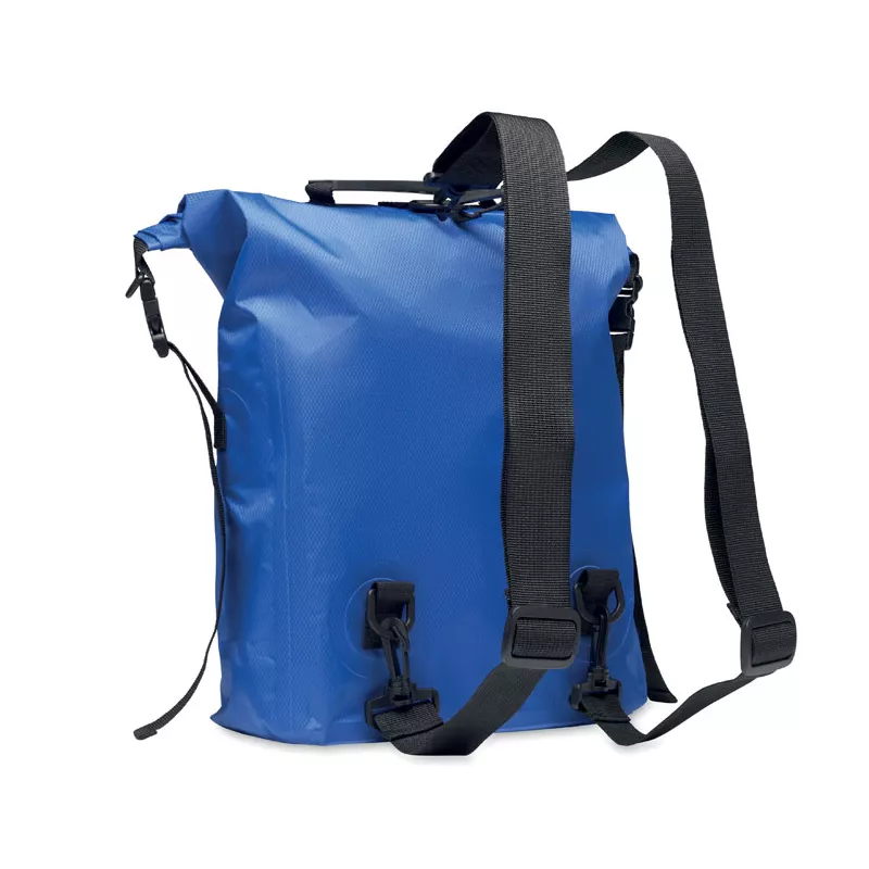 Plecak wodoodporny rolltop z RPET 25 l SCUBAROLL - Niebieski (MO2181-37)
